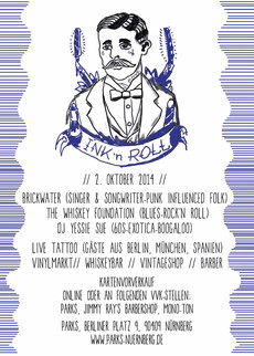 2. OKTOBER, HEUTE ABEND IM PARKS NÜRNBERG: INK’N ROLL!