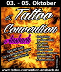 FREITAG - SONNTAG: 6. INTERNATIONALE TATTOO CONVENTION ANSBACH, 03.-05. OKTOBER 2014
