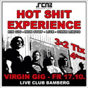 DEMNÄCHST EINSENDESCHLUSS: .rcn präsentiert HOT SHIT EXPERIENCE, FR. 17.10.2014, BAMBERG, LIVE CLUB