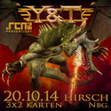 DEMNÄCHST EINSENDESCHLUSS: .rcn präsentiert Y & T, MONTAG 20.10.2014, HIRSCH-NBG.