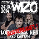 .rcn präsentiert: WIZO KONZERT AM FREITAG 24.10.2014 IM LÖWENSAAL: AUSVERKAUFT!
