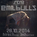 DEMNÄCHST EINSENDESCHLUSS: .rcn präsentiert EMIL BULLS, DI. 28.10.2014, HIRSCH-NBG.