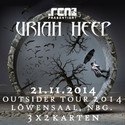 DEMNÄCHST EINSENDESCHLUSS: URIAH HEEP, FR. 21.11. 2014, NBG.-LÖWENSAAL