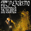 DEMNÄCHST EINSENDESCHLUSS: .rcn präsentiert: IN EXTREMO, DI 16.12.2014 FÜRTH STADTHALLE