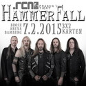 DEMNÄCHST EINSENDESCHLUSS: .rcn präsentiert: HAMMERFALL, SA. 07.02.2015, BROSE ARENA BAMBERG