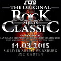 DEMNÄCHST EINSENDESCHLUSS: .rcn präsentiert: ROCK MEETS CLASSIC 2015, SA. 14.03.2015, WÜRZBURG, S.OLIVER ARENA