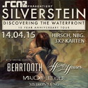 DEMNÄCHST EINSENDESCHLUSS: .rcn präsentiert: SILVERSTEIN, DI. 14.04.2015, HIRSCH-NBG.