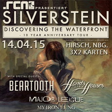 DEMNÄCHST EINSENDESCHLUSS: .rcn präsentiert: SILVERSTEIN, DI. 14.04.2015, HIRSCH-NBG.