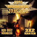 DEMNÄCHST EINSENDESCHLUSS: .rcn präsentiert: BONFIRE, SO 17.05.2015, NBG. DER CULT