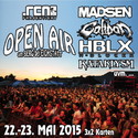 MORGEN EINSENDESCHLUSS: .rcn präsentiert: OPEN AIR AM BERG, 22. UND 23.05.2015, EICHSTÄTT