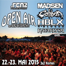MORGEN EINSENDESCHLUSS: .rcn präsentiert: OPEN AIR AM BERG, 22. UND 23.05.2015, EICHSTÄTT