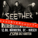 AUS DIE MAUS: SEETHER KONZERT (.rcn präsentiert) IM HIRSCH AUSVERKAUFT!