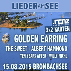 DEMNÄCHST EINSENDESCHLUSS: .rcn präsentiert: LIEDER AM SEE, SA. 15.08.2015, STRANDBAD ENDERNDORF-BROMBACHSEE