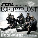 DEMNÄCHST EINSENDESCHLUSS: .rcn präsentiert: LORD OF THE LOST, SO. 20.09.2015, HIRSCH-NBG.