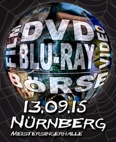 .rcn empfiehlt ZUM WOCHENENDE: FILM-DVD-BLURAY-BÖRSE, SONNTAG 14.06.2015, MEISTERSINGERHALLE, NÜRNBERG AB 11 UHR