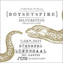 BALD EINSENDESCHLUSS: .rcn präsentiert BOYSETSFIRE, MI. 07.10.2015, NBG-LÖWENSAAL