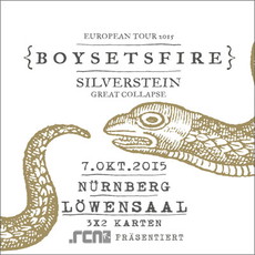 BALD EINSENDESCHLUSS: .rcn präsentiert BOYSETSFIRE, MI. 07.10.2015, NBG-LÖWENSAAL