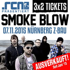 10 JAHRE CONCRETE JUNGLE RECORDS: SMOKE BLOW GIG AM 7. NOV. NBG. Z-BAU BEREITS JETZT AUSVERKAUFT