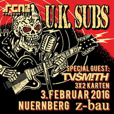 HEUTE EINSENDESCHLUSS: .rcn präsentiert U.K. SUBS, MI. 03.02.2016, Z-BAU, NBG.
