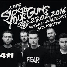 MORGEN EINSENDESCHLUSS: STICK TO YOUR GUNS, SA. 27.02.2016, SCHWEINFURT-STATTBAHNHOF