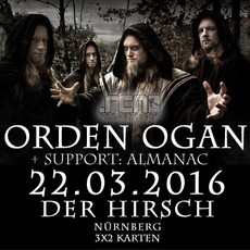 ORDEN OGAN – MYSTIC PROPHECY SAGEN ALS VORBAND IM HIRSCH AB – JETZT DABEI: VICTOR SMOLSKI'S ALMANAC