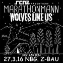 MORGEN EINSENDESCHLUSS: .rcn präsentiert: MARATHONMANN, SO. 27.03.2016; Z-BAU, NÜRNBERG