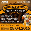 DEMNÄCHST EINSENDESCHLUSS: .rcn präsentiert: ROCK THE KIDS BENEFIZ, FREITAG, 8. APRIL 2016, NBG-K4 FESTSAAL