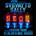 DEMNÄCHST EINSENDESCHLUSS: .rcn präsentiert: SUBWAY TO SALLY, DO. 21.4.2016; NBG-HIRSCH