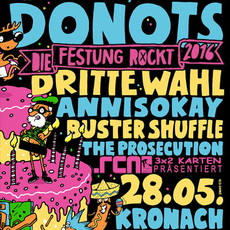 MORGEN EINSENDESCHLUSS: .rcn präsentiert: DIE FESTUNG ROCKT, SAMSTAG, 28.05.2016, FESTUNG ROSENBERG-KRONACH
