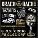 MORGEN EINSENDESCHLUSS: .rcn präsentiert: KRACH AM BACH, FR./SA. - 08./09.07.2016, PRÖLSDORF BEI BURGEBRACH