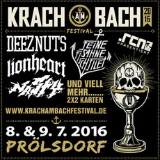 MORGEN EINSENDESCHLUSS: .rcn präsentiert: KRACH AM BACH, FR./SA. - 08./09.07.2016, PRÖLSDORF BEI BURGEBRACH