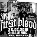 DEMNÄCHST EINSENDESCHLUSS: .rcn präsentiert: FIRST BLOOD, DO. 28.07.2016, NÜRNBERG, Z-BAU, ROTER SALON