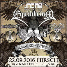 DEMNÄCHST EINSENDESCHLUSS: .rcn präsentiert: EQUILIBRIUM, DO. 22.09.2016, HIRSCH, NBG.