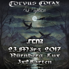 MORGEN EINSENDESCHLUSS: .rcn präsentiert CORVUS CORAX, DO. 23.03.2017, NÜRNBERG-LUX