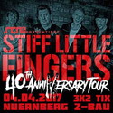 MORGEN EINSENDESCHLUSS: .rcn präsentiert: STIFF LITTLE FINGERS, DI. 04.04.2017, NBG-Z-BAU-GALERIE