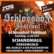 MORGEN EINSENDESCHLUSS: .rcn präsentiert SCHLOSSHOF FESTIVAL, SA. 12.08.2017, HÖCHSTADT / AISCH
