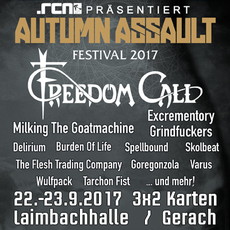 MITTWOCH EINSENDESCHLUSS: .rcn präsentiert: AUTUMN ASSAULT FESTIVAL 2017, 22.-23.09.2017, GERACH BEI EBERN