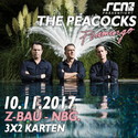 MORGEN EINSENDESCHLUSS: .rcn präsentiert: THE PEACOCKS, FR. 10.11.2017, NÜRNBERG-Z-BAU, ROTER SALON