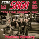 MONTAG EINSENDESCHLUSS: .rcn präsentiert: SAGA, MI. 15.11.2017, WÜRZBURG POSTHALLE