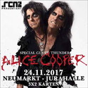 MITTWOCH EINSENDESCHLUSS: .rcn präsentiert: ALICE COOPER, FR. 24.11.2017, NEUMARKT-JURAHALLE
