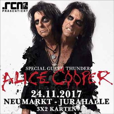 MITTWOCH EINSENDESCHLUSS: .rcn präsentiert: ALICE COOPER, FR. 24.11.2017, NEUMARKT-JURAHALLE