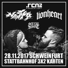 SONNTAG EINSENDESCHLUSS: .rcn präsentiert: NASTY, DI. 28.11.2017, SCHWEINFURT-STATTBAHNHOF