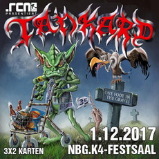 DONNERSTAG EINSENDESCHLUSS: .rcn präsentiert: TANKARD FR. 01.12.2017, NÜRNBERG, K4-FESTSAAL