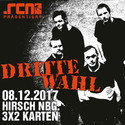 MITTWOCH EINSENDESCHLUSS: .rcn präsentiert: DRITTE WAHL, FR. 08.12.2017, NÜRNBERG-HIRSCH