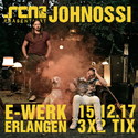 DIENSTAG EINSENDESCHLUSS: .rcn präsentiert: JOHNOSSI, FR. 15.12.2017, ERLANGEN-E-WERK