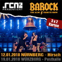 DIENSTAG EINSENDESCHLUSS: .rcn präsentiert: BAROCK, FR. 12.01.2018, NÜRNBERG-HIRSCH