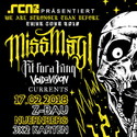 DIENSTAG EINSENDESCHLUSS: .rcn präsentiert: MISS MAY I + 3 BANDS, SA. 17.02.2018, Z-BAU, NÜRNBERG