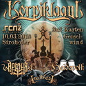 MORGEN EINSENDESCHLUSS: .rcn präsentiert: KORPIKLAANI, SA. 10.03.2018, GEISELWIND-STROHOFER