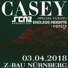 OSTERMONTAG EINSENDESCHLUSS: .rcn präsentiert: CASEY, DI. 03.04.2018, NBG-Z-BAU
