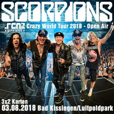 MONTAG, 30.07. EINSENDESCHLUSS: .rcn empfiehlt: SCORPIONS,  FR. 03.08.2018, LUITPOLDPARK, BAD KISSINGEN